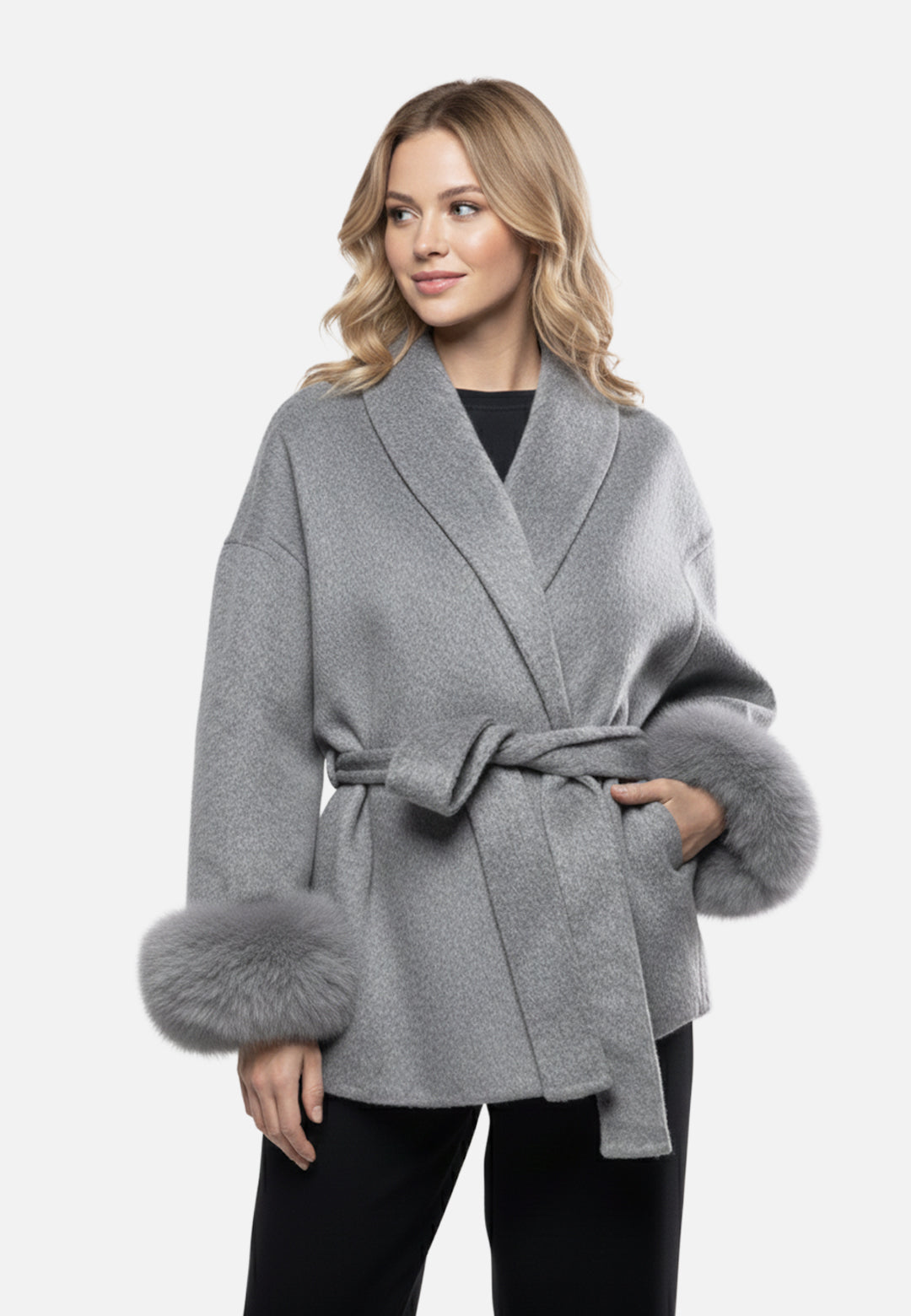 Plush Thermal Wrap Coat