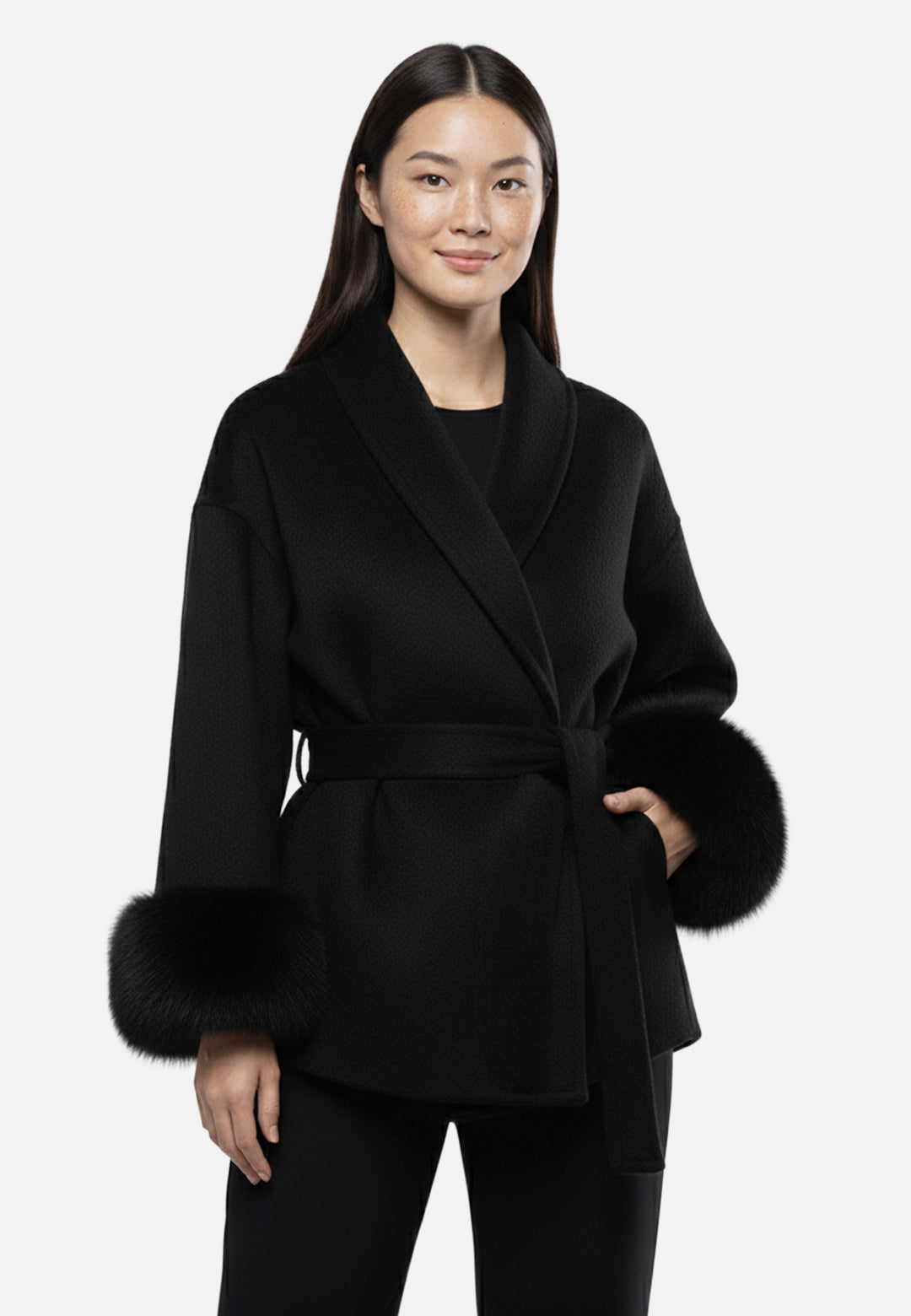 Plush Thermal Wrap Coat