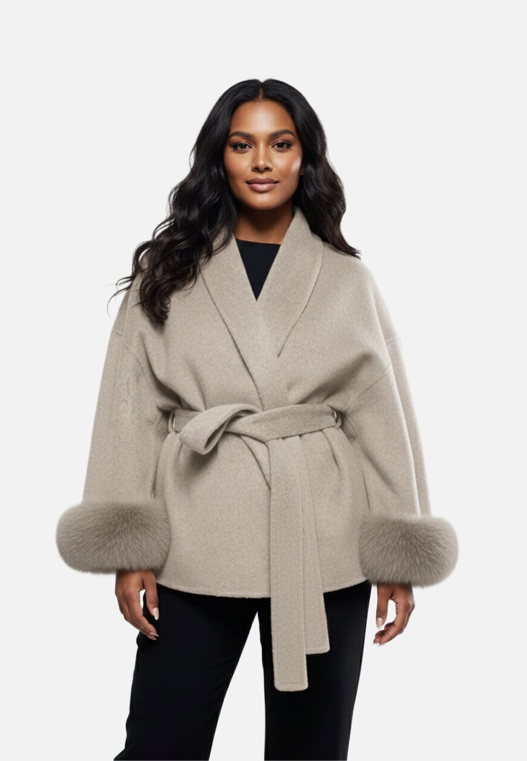 Plush Thermal Wrap Coat