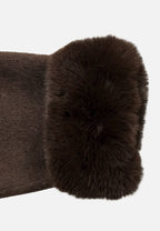 Plush Winter Wrap Long Coat