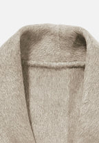 Plush Winter Wrap Long Coat