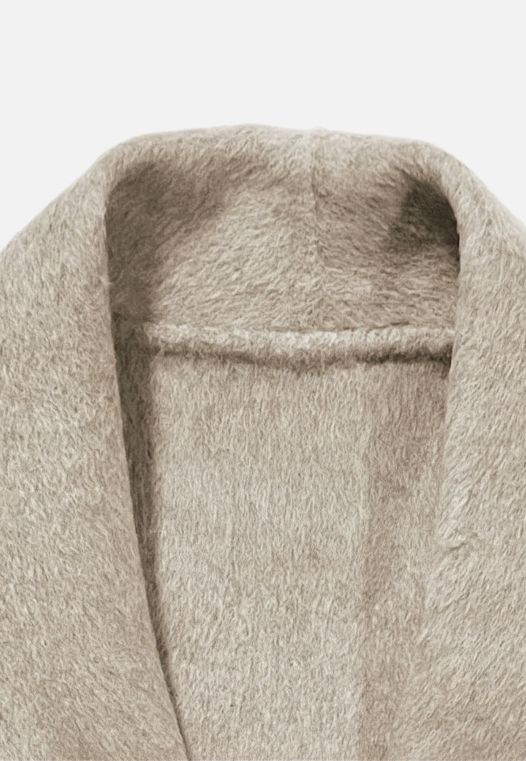 Plush Winter Wrap Long Coat