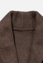 Plush Winter Wrap Long Coat