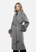 Plush Winter Wrap Long Coat